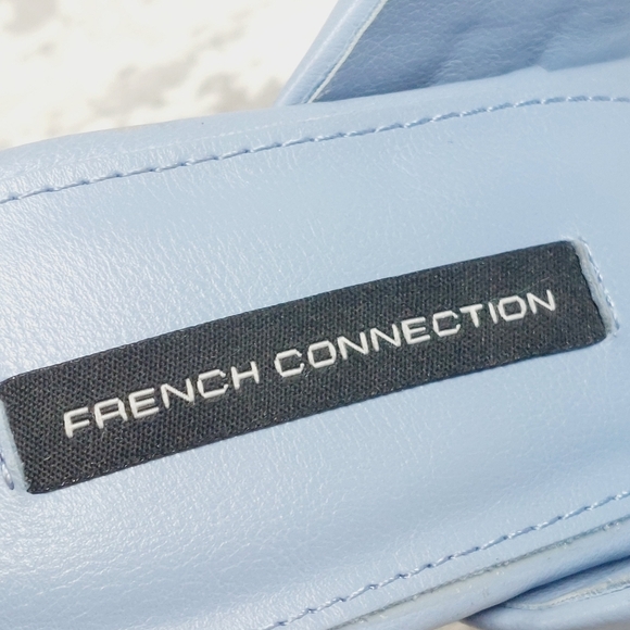 New FRENCH CONNECTION VALERIE Light Blue DRESS SANDALS i384 - Picture 10 of 13